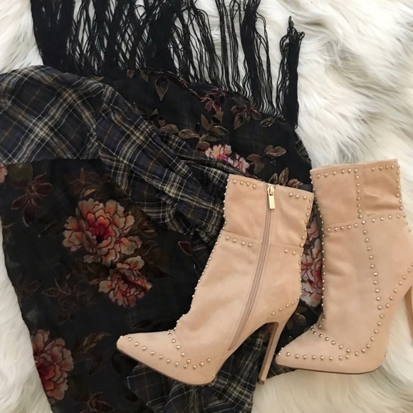 Studded Booties - Picture 1 of 4